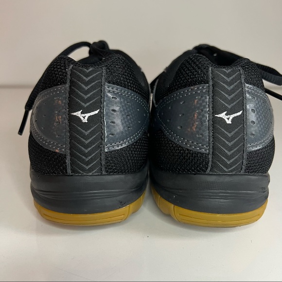 Mizuno Cyclone Speed 2 Volleyball Shoe Black Silver Gum Sole Women’s Size 9 - Picture 7 of 11